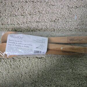 Pampered Chef Bamboo Spoon Set